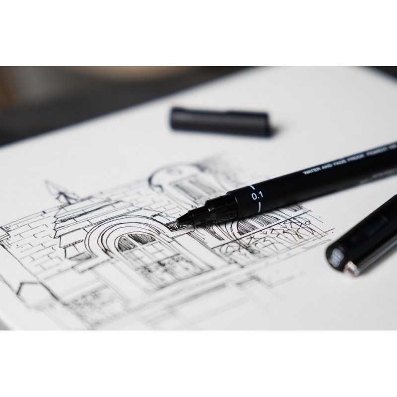 uni-ball Urban Sketching startersset, 9-delig, fineliners en tekenmateriaal